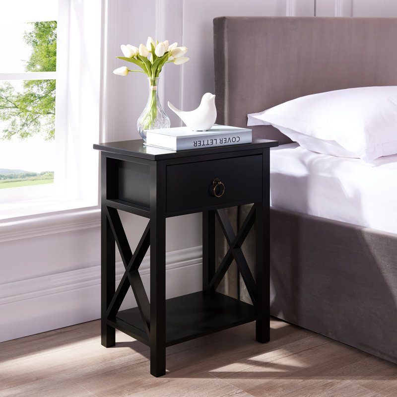 Night stand with storage top